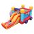 Children sliding on AirMyFun Pepita Car Inflatable Bouncer with Slide