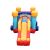 Front view of AirMyFun Pepita Car Inflatable Bouncer with Slide