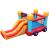 Angled view of AirMyFun Pepita Car Inflatable Bouncer with Slide