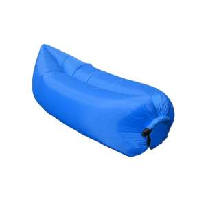 Air Lazy Bag pumpa nélkül felfújható matrac, 220cm x 70cm, sötétkék 41625033 Strandmatrac, strandfotel