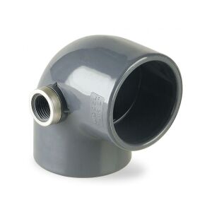 Könyök AIR L 90o D 063x1/2" PN16 129102612 - PVC Verbinder für Pools