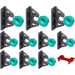 Button-Fix 2 Typ Panelbefestigungen, 50er Pack, für Paneele, Regale und Möbel - Werkzeug- & Teilesortierer