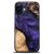 Bewood Violet tok iPhone 16 Plus - barna-lila, kézzel készített fa telefontok lila gyantával
