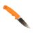 Nož Linder Super Edge 1 s fiksnim oštricom, narančastom drškom