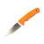 Nóż Linder Super Edge 1 z ostrzem stałym, pomarańczową rękojeścią
