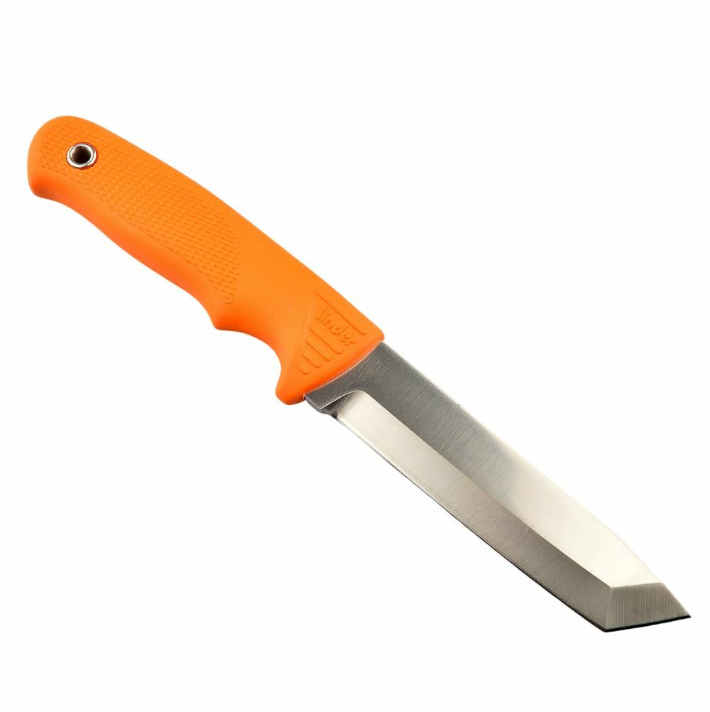 Linder Worker Super Edge 8 nož s fiksnom oštricom - narančasta drška