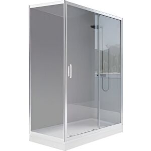 Viva AQUA TISA - ASZIMMETRIKUS zuhanykabin - 6 mm víztiszta vízlepergető üveg - 90 x 130 x 200 cm 129127162