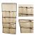 Akasztható 12-pocket hanging organizer collage, beige storage solution