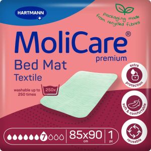Molicare Bed Mat Textil mosható betegalátét 85X90 cm 7 cseppes 129127347 - Hartmann