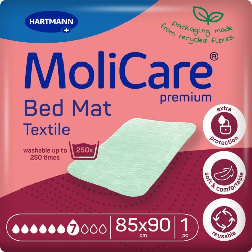 Molicare Bed Mat Textil mosható betegalátét 85X90 cm 7 cseppes