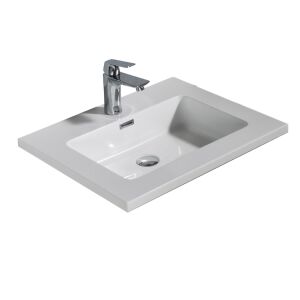 Wellis Monaco 60 öntött műmárvány mosdó, klikk-klakk leeresztővel 129143352 - Wellis