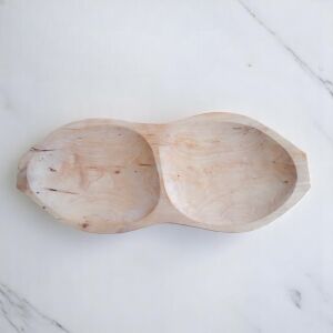 Fa tálaló 2 részes 46 cm