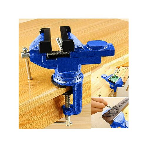 Rotating Cast Iron Vise with Anvil