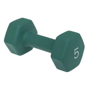 Súly Neoprén hatszögletű, 5kg, zöld