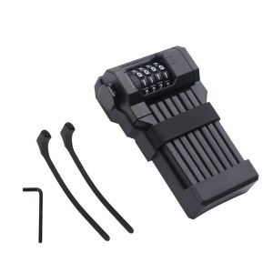 Zámok na bicykel/kolobežku so 4-miestnym kódom FSBYL48532 čierny 135858705 - Šport a voľný čas