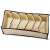 Beige drawer organizer with 6 compartments, perfect for organizing underwear, socks, and other small items