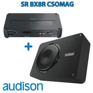 Audison SR BX8R autós audio csomag SR 1.500 erősítővel és AP BX8R mélynyomóládával - Audio