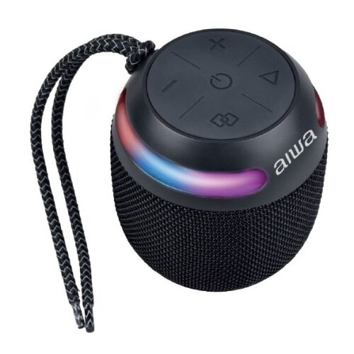 Aiwa BST-100 Premium Japanese portable Bluetooth speaker with IP66 protection, microphone and up to 8 hours of battery life