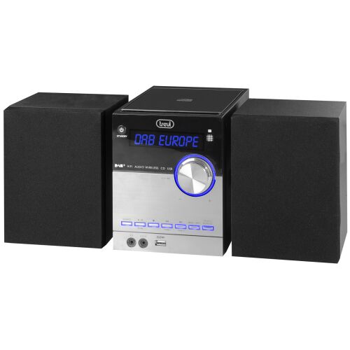 Trevi HCX 10D8 DAB Hi-Fi Rendszer CD Lejátszóval és Hangszórókkal
