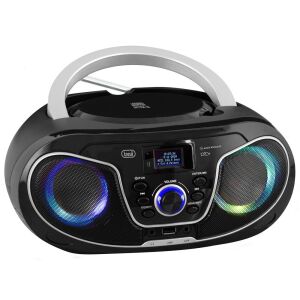 Trevi CMP 588 DAB Boombox with CD Player, DAB/DAB+ Radio, USB, Bluetooth, and AUX-IN - Radio