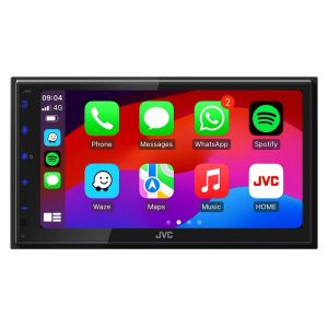 JVC KW-M695DBW Apple CarPlay és Android Auto, DAB+/FM rádió, Bluetooth és prémium hangzású 2 DIN autós multimédia 129161065 - JVC