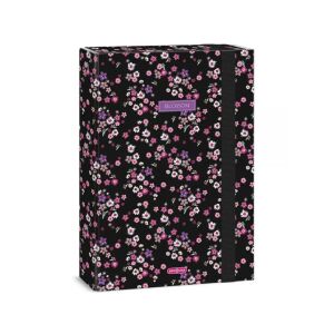 Ars Una: Pearl Blossom Black A/4 füzetbox 129162366 - Füzetbox