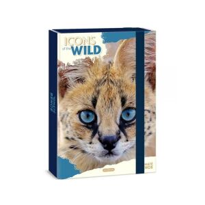Ars Una: Icons of the Wild Serval A/4 füzetbox 129162399 - Füzetbox