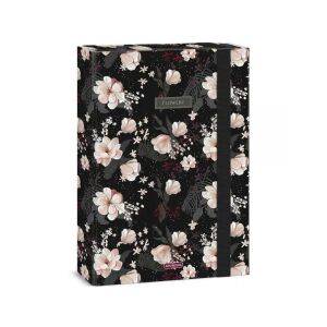 Ars Una: Flowery Black A/4 füzetbox 129162422 - Füzetbox