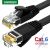 Cablu retea UGREEN NW102 Ethernet Cat. 6, mufat 2xRJ45, UTP, Flat, lungime 5m, Negru (50176) 80173274