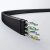 Плосък мрежов кабел UGREEN Ethernet RJ45, Cat.6, UTP, 5m Черен (UG50176) 80173274