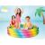 Intex rainbow inflatable pool for kids with children playing