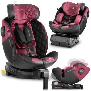 Autósülés nukido prestige line fekete-rózsaszín 0-36 kg isofix