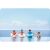 Family relaxing in the pool with Intex Swim Rings