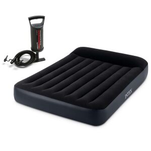 Intex Double Size Air Mattress with Hand Pump - Intex Camping Mat