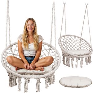 Kerti lógó hintafotel boho bézs 129166896
