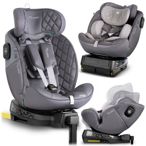 Nukido Prestige Line szürke 0-36 kg ISOFIX autósülés, forgatható, átalakítható