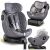 Nukido Prestige Line szürke 0-36 kg ISOFIX autósülés, forgatható, átalakítható