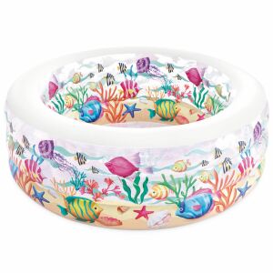 Felfújható pancsoló medence akvárium 152x56 cm intex 58480