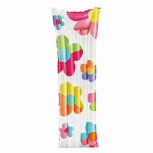 Saltea gonflabilă de plajă Intex cu flori, vedere frontală - Intex