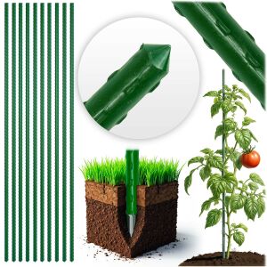 Plonos PL-940 plant support stakes, 150cm, 10-pack, for tomatoes and climbing plants - Gardening Tool