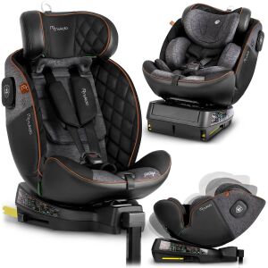 Autósülés nukido prestige line fekete-szürke 0-36 kg isofix