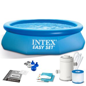 Надуваем басейн Intex Easy Set 305 x 76 cm с филтърна помпа и аксесоари - Intex