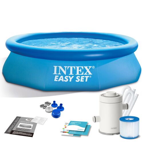 Надуваем басейн Intex Easy Set 305 x 76 cm с филтърна помпа и аксесоари