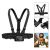 Puluz action camera chest mount harness with adjustable straps and usage example