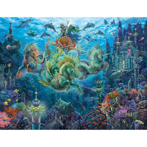 Ułożone puzzle Ravensburger Underwater Magic 2000 elementów
