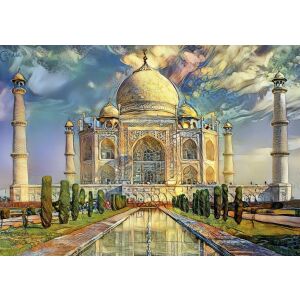Obrázok puzzle Taj Mahal, puzzle Educa 1000 dielikov - Educa Puzzle