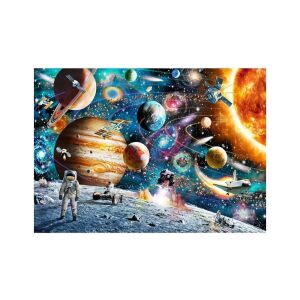 Wooden City Űrodüsszeia 2000 darabos kirakó, kész kép - Puzzle & Kirakó