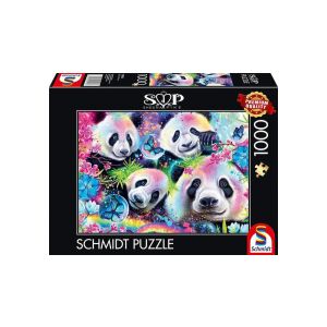 Schmidt 1000 db-os puzzle - Rainbow Pandas, Sheena Pike (58516) 129177245 - Schmidt