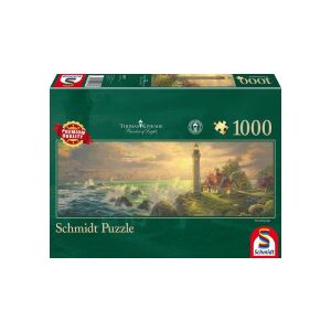 Schmidt 1000 db-os Panoráma puzzle - Lighthouse Seascape, Thomas Kinkade (59477) 129177410 - Schmidt