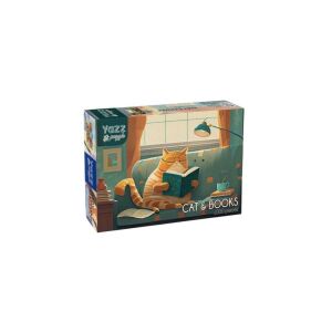 Yazz 1000 db-os puzzle - Cat & Books (3827) 129177549 - Puzzle